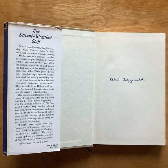 The Serpent Wreathed Staff by Alice Tisdale Hobart - Picture 2 of 6